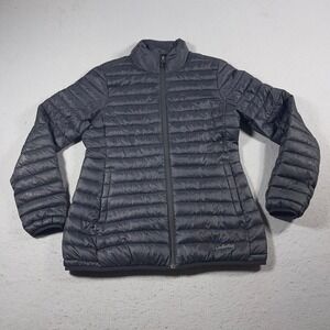 Cabela's Down Jacket Women Medium Black Packable Lightweight Puffer Outdoor Warm